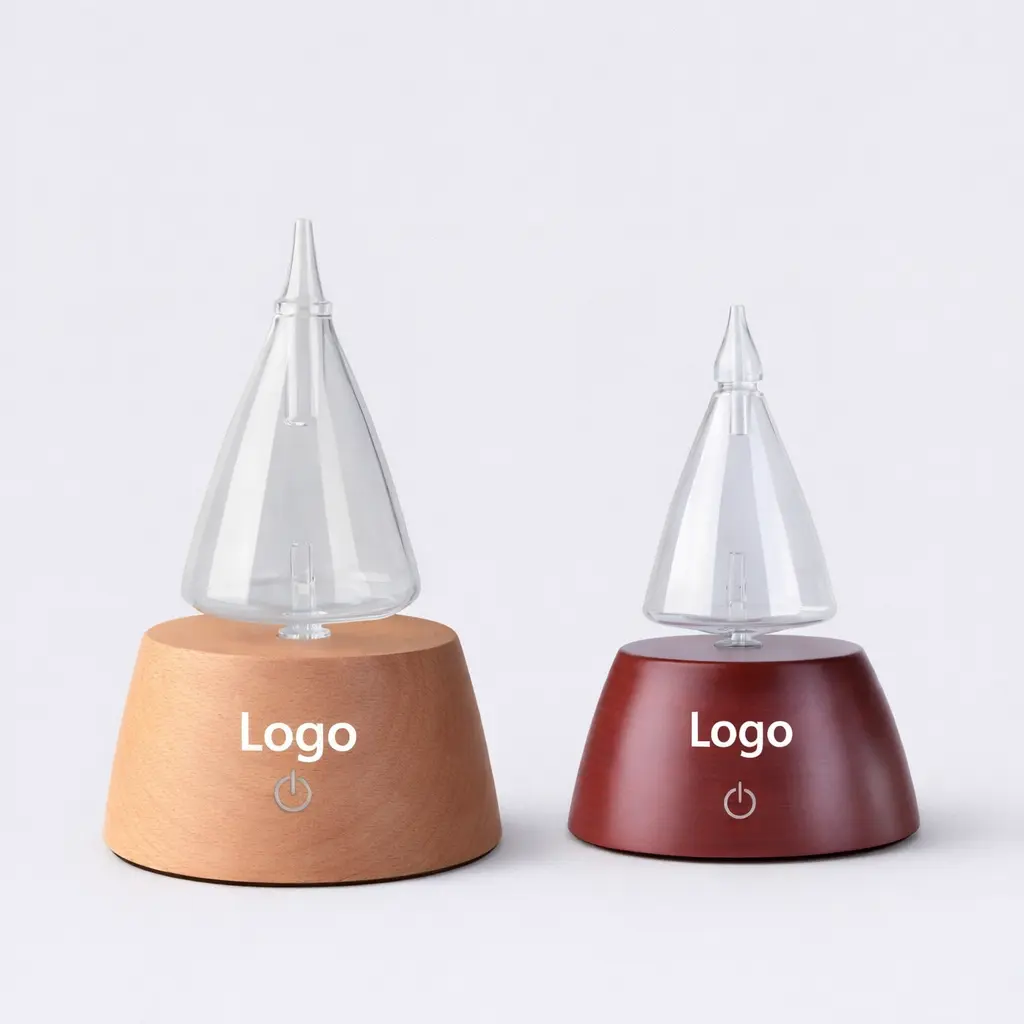 Nebulizing diffuser with customizable logo placement, designed for private label essential oil and home fragrance brands